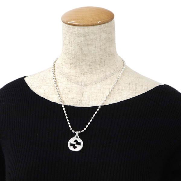 GUCCI（グッチ） ネックレス インターロッキングG ボールチェーン ロゴ