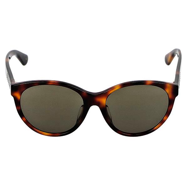 GUCCI（グッチ） サングラス フォックス型 ラインストーン マーブル柄