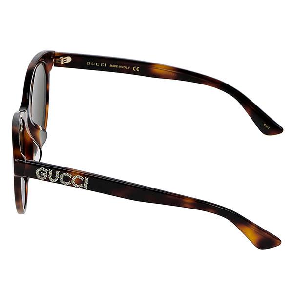 GUCCI（グッチ） サングラス フォックス型 ラインストーン マーブル柄