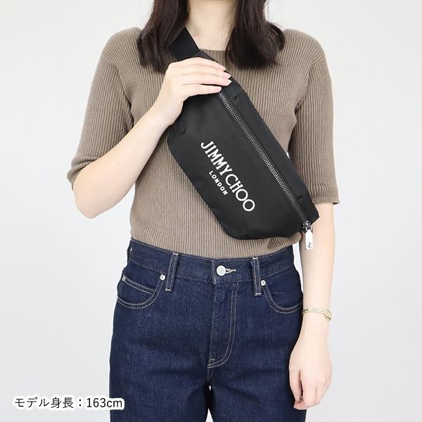 JIMMY CHOO（ジミーチュウ） ボディバッグ キャンバス ウェストバッグ