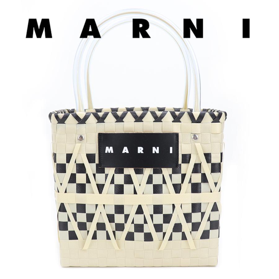 MARNI（マルニ） バッグ Marni Market ステンシルバッグ ホワイト