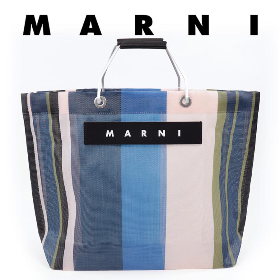 MARNI（マルニ） マルニフラワーカフェ トートバッグ ストライプ