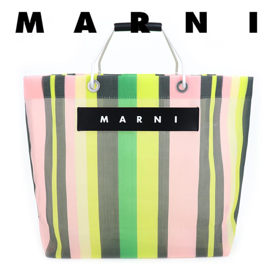MARNI（マルニ） マルニフラワーカフェ トートバッグ ストライプ
