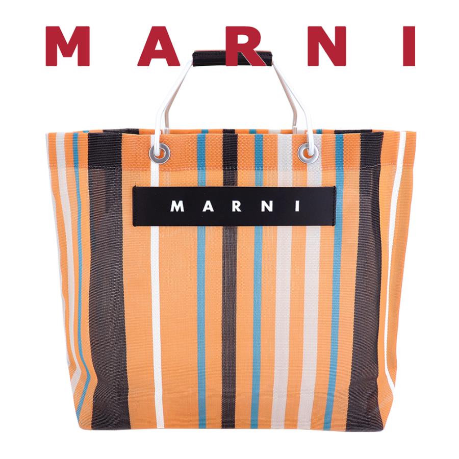 MARNI（マルニ） マルニフラワーカフェ トートバッグ ストライプ