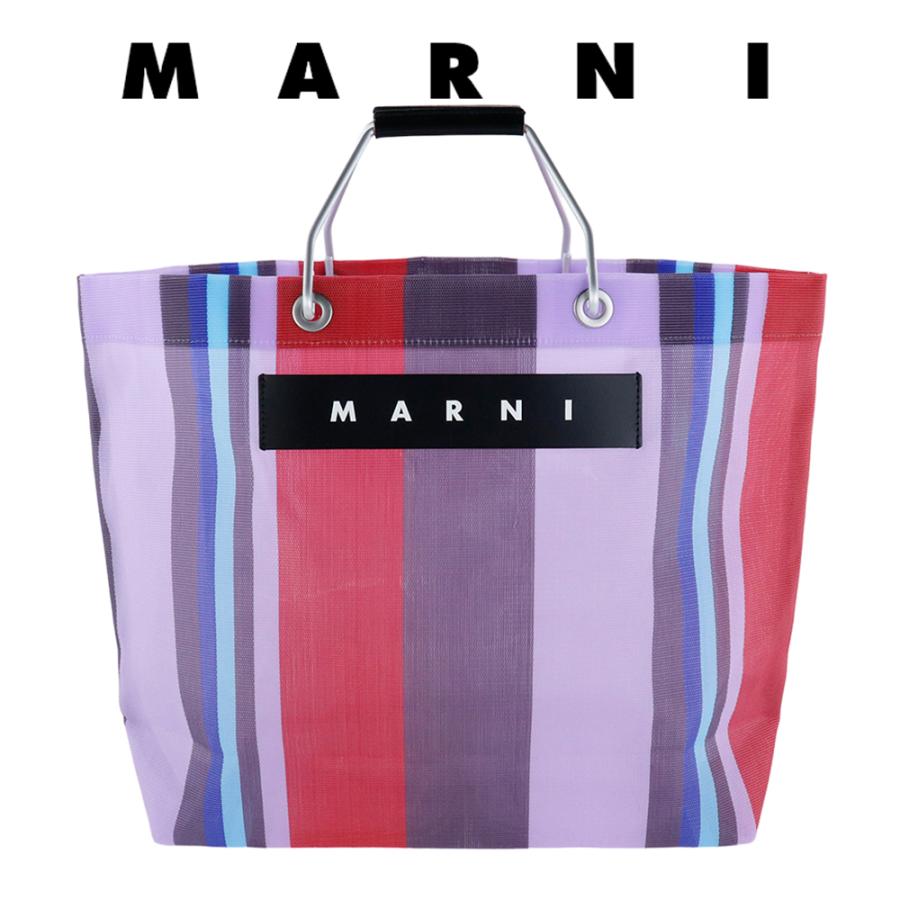 MARNI（マルニ） マルニフラワーカフェ トートバッグ ストライプ