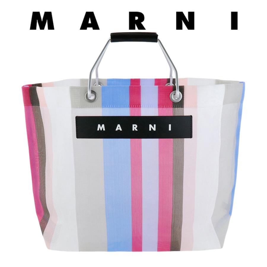 MARNI（マルニ） マルニフラワーカフェ トートバッグ ストライプ