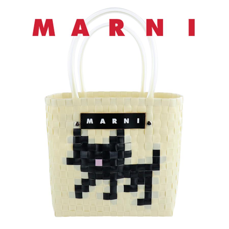 MARNI（マルニ） バッグ アニマルバスケット ブラックキャット
