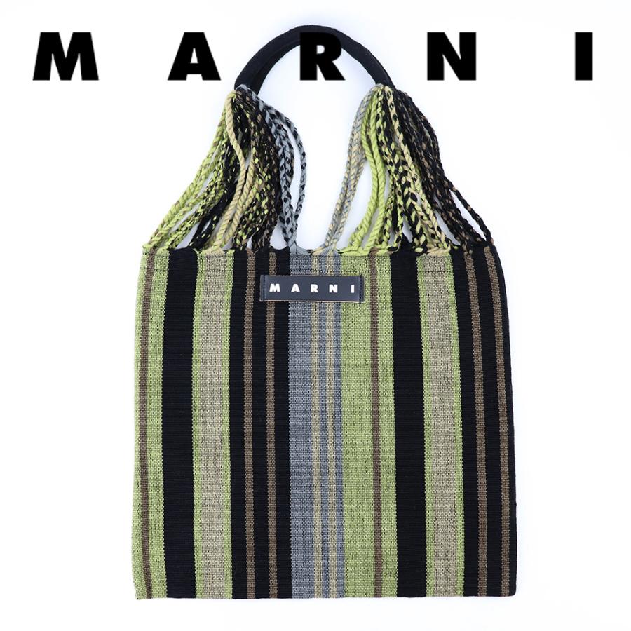 MARNI（マルニ） マルニフラワーカフェ ハンモックバッグ ストライプ