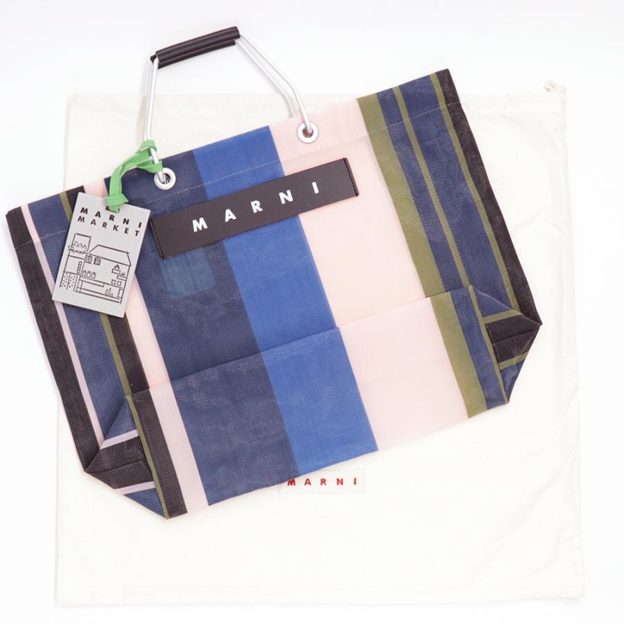MARNI（マルニ） マルニフラワーカフェ トートバッグ ストライプ