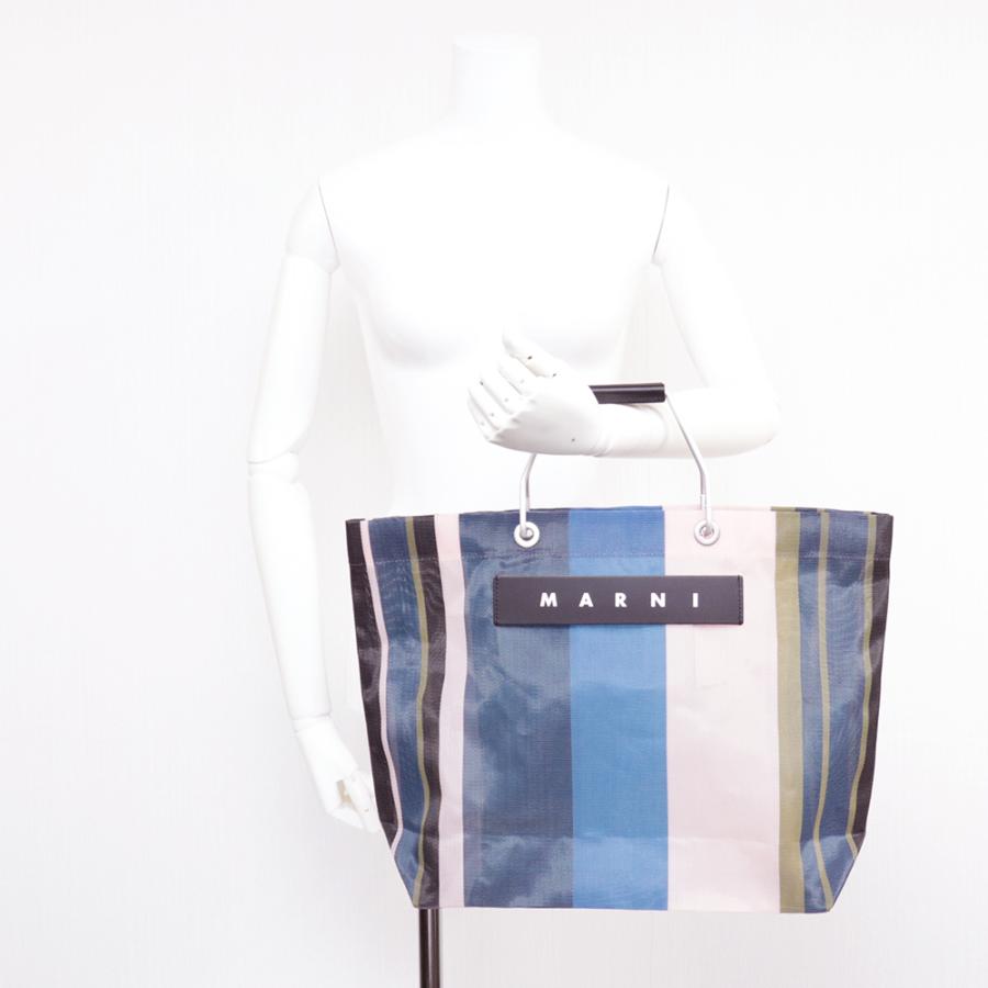 MARNI（マルニ） マルニフラワーカフェ トートバッグ ストライプ
