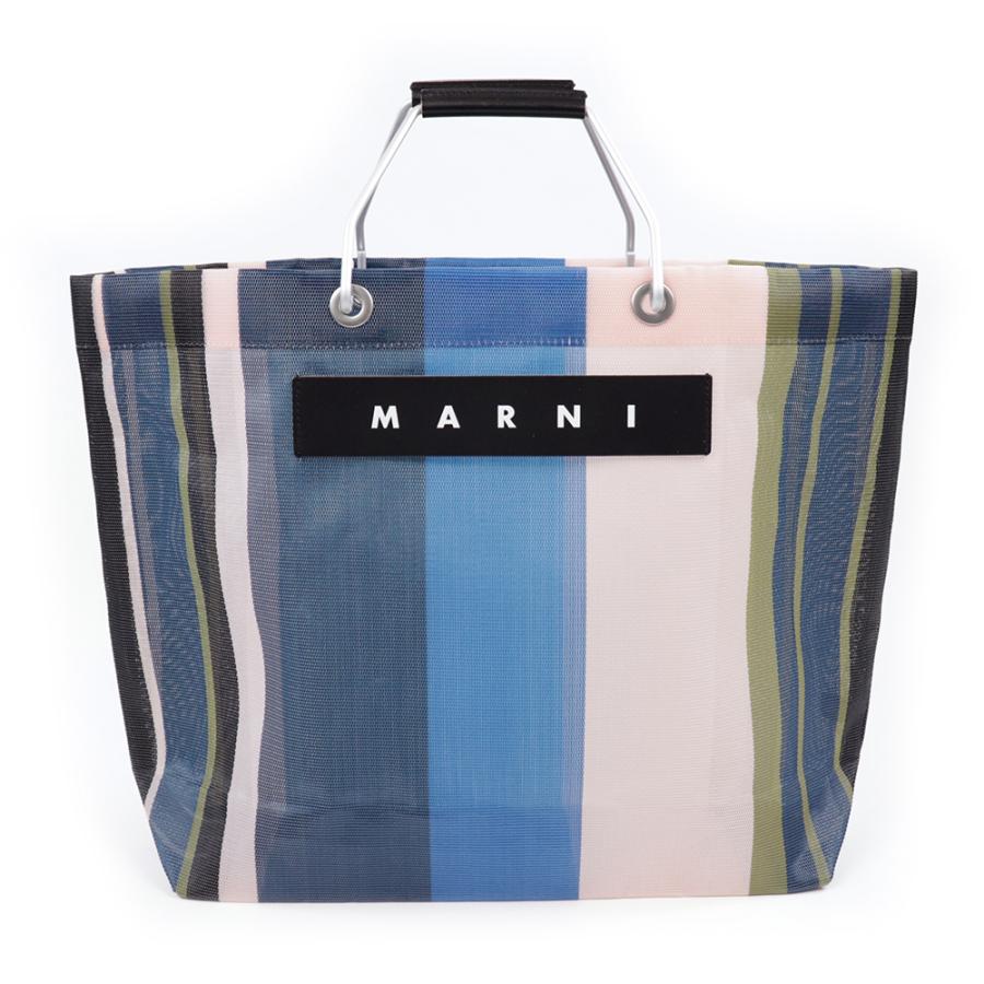 MARNI（マルニ） マルニフラワーカフェ トートバッグ ストライプ
