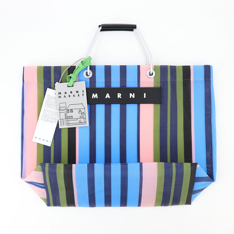 MARNI（マルニ） マルニフラワーカフェ トートバッグ ストライプ