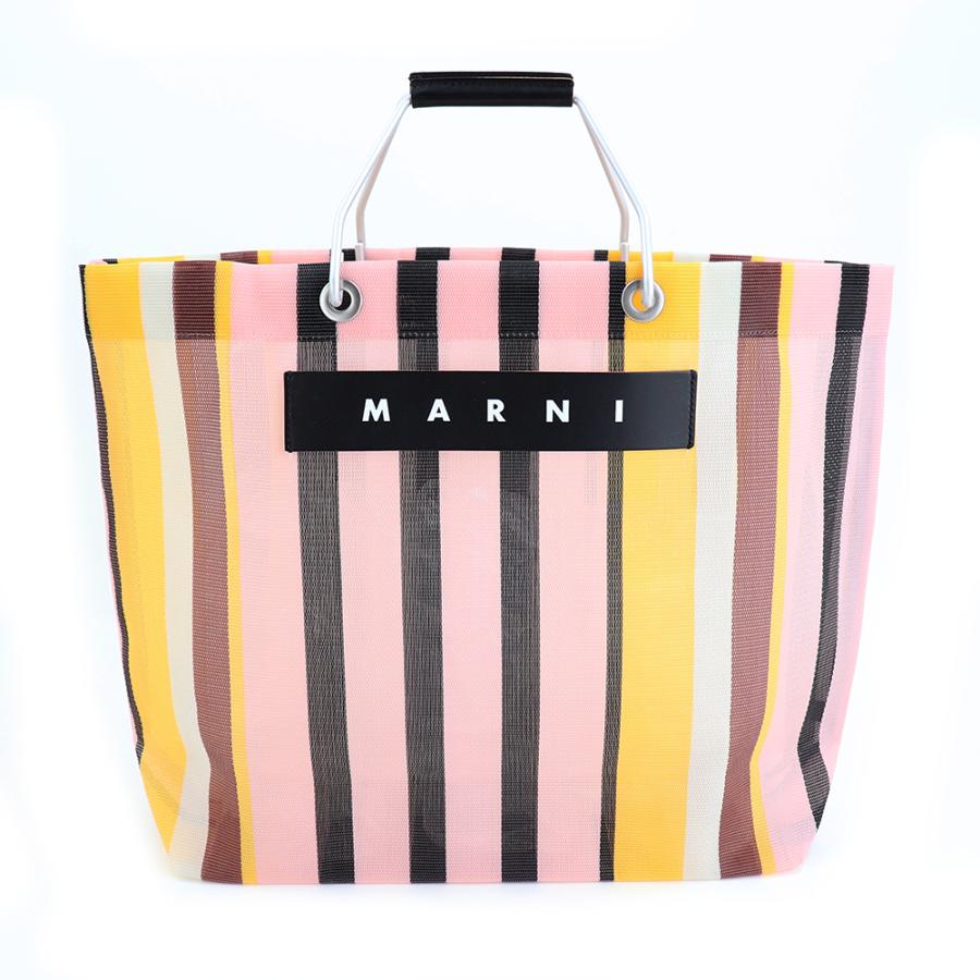 MARNI（マルニ） マルニフラワーカフェ トートバッグ ストライプ