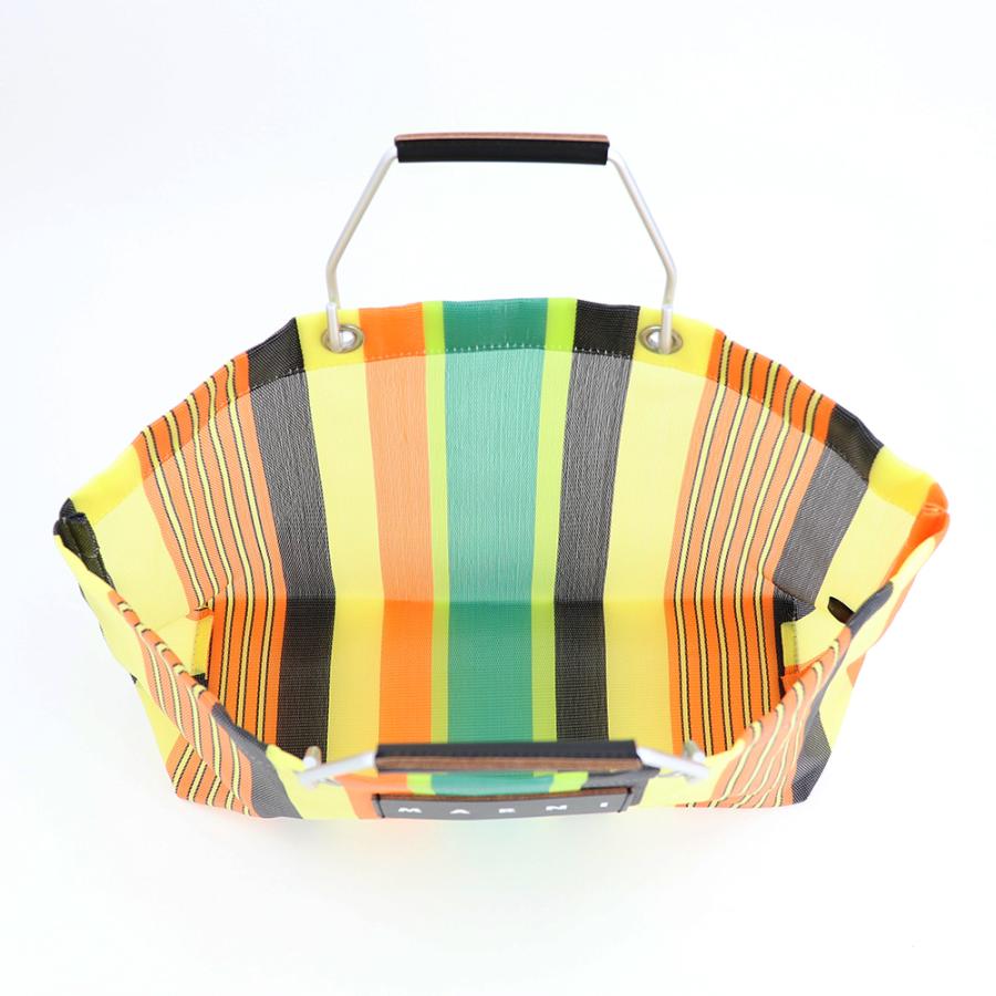 MARNI（マルニ） マルニフラワーカフェ トートバッグ ミニ ストライプ