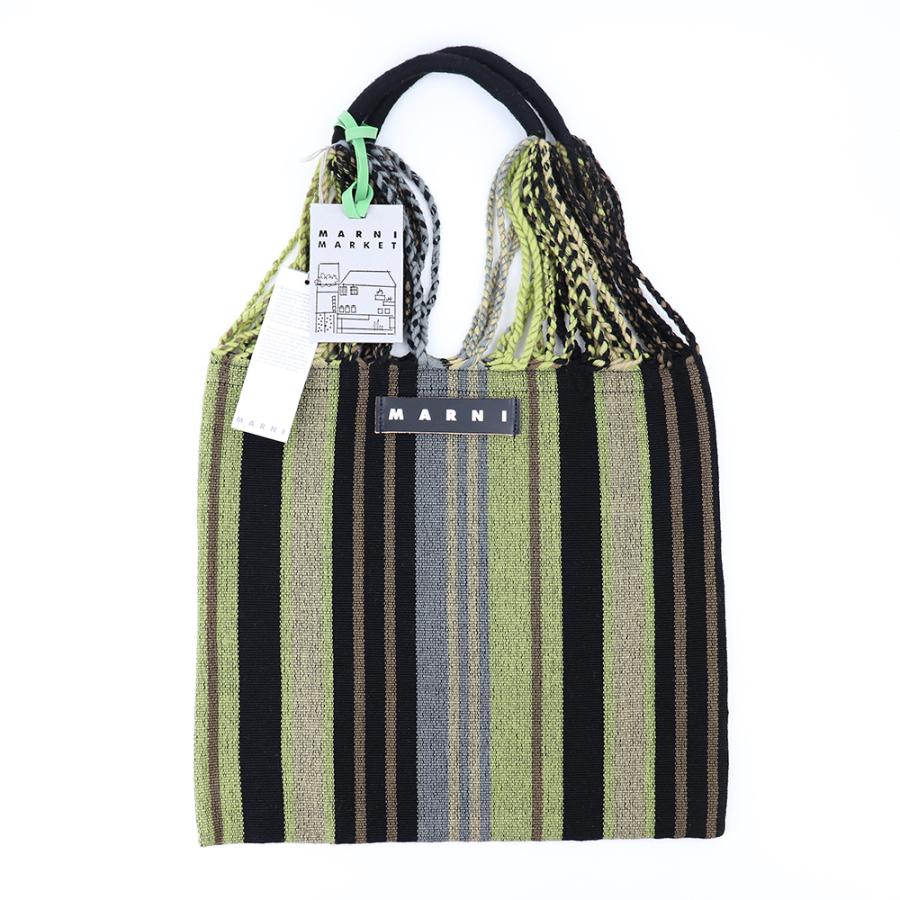 MARNI（マルニ） マルニフラワーカフェ ハンモックバッグ ストライプ