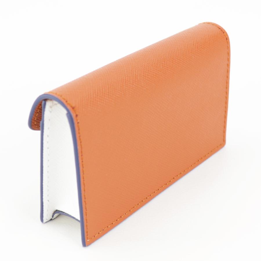 MARNI（マルニ） カードケース 名刺入れ 定期入れ パスケース オレンジ