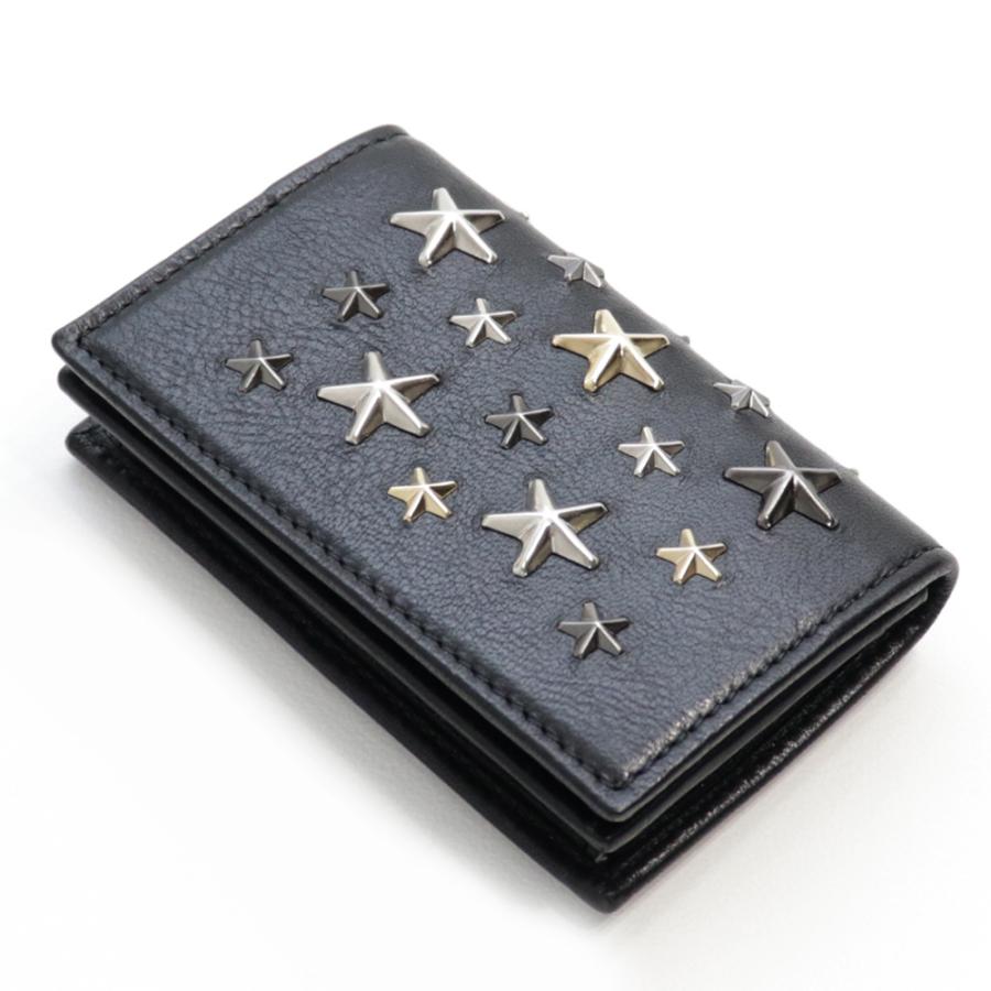 JIMMY CHOO（ジミーチュウ） カードケース 名刺入れ ブラック ミックス