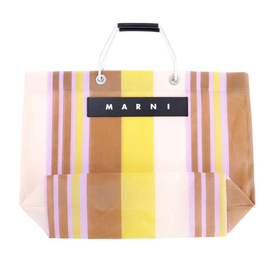 MARNI（マルニ） マルニフラワーカフェ トートバッグ ストライプバッグ