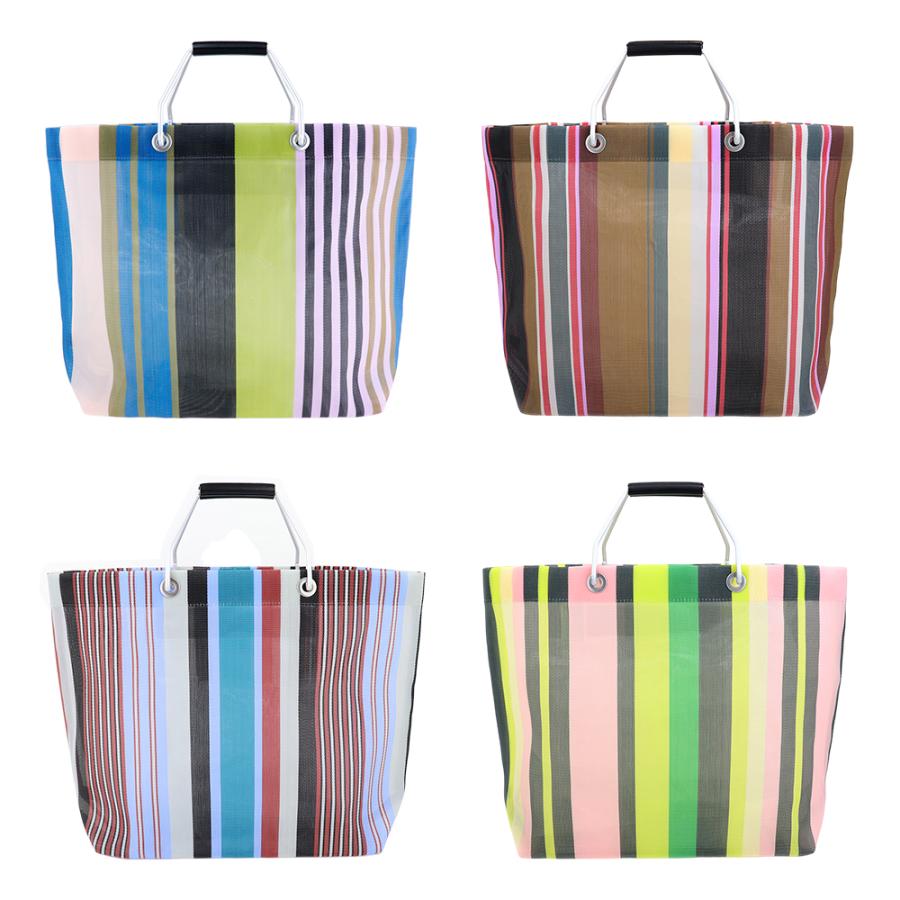 MARNI（マルニ） マルニフラワーカフェ トートバッグ ストライプバッグ