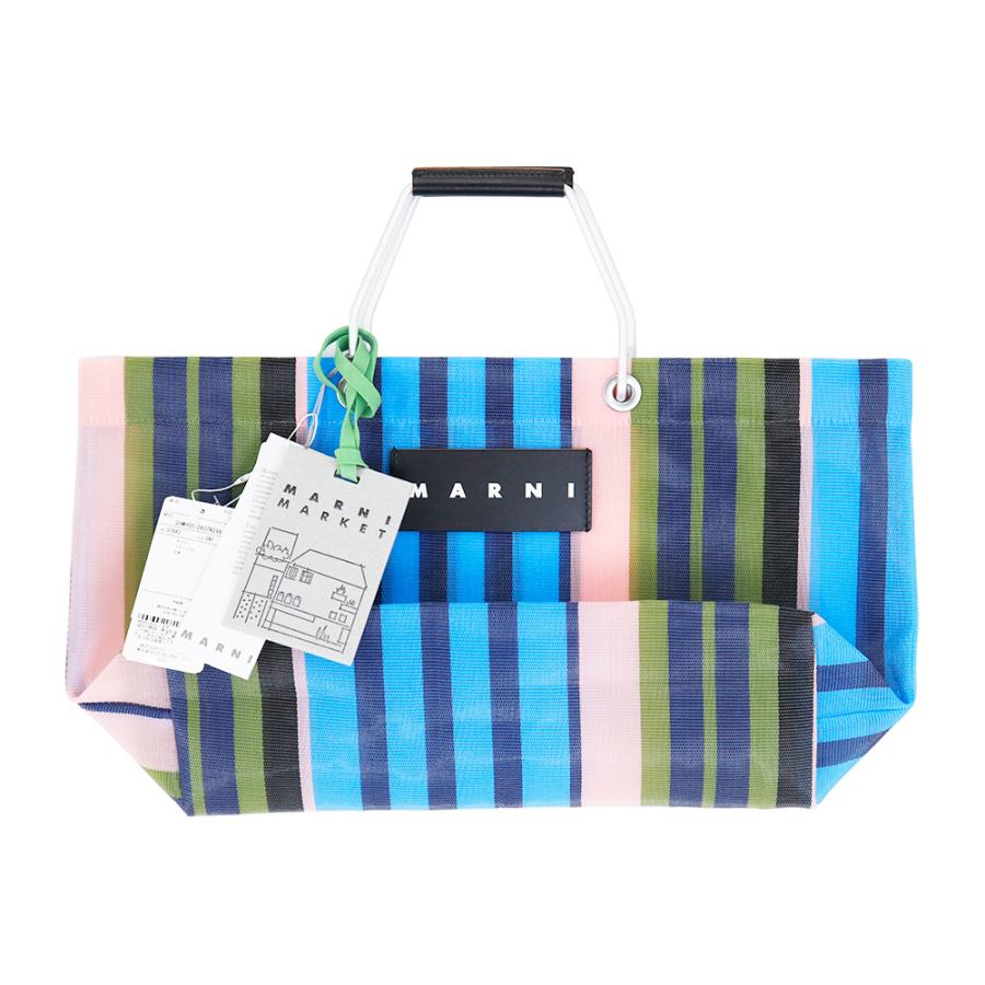 MARNI（マルニ） マルニフラワーカフェ バッグ ストライプバッグ ミニ