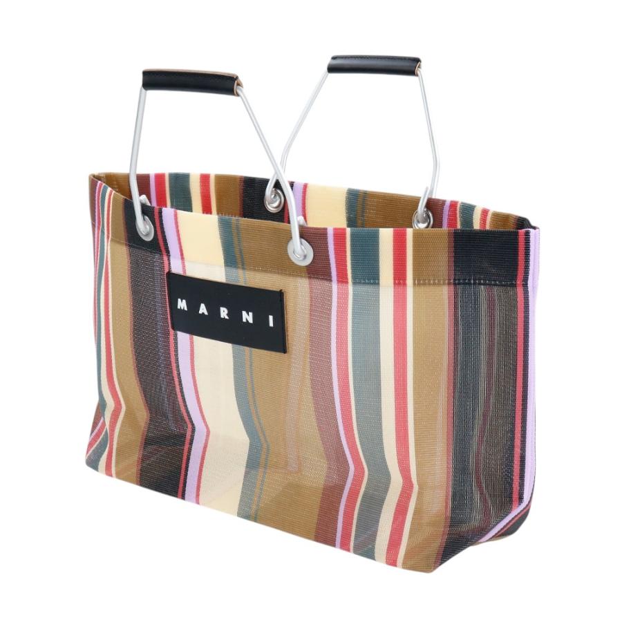 MARNI（マルニ） マルニフラワーカフェ トートバッグ ストライプバッグ