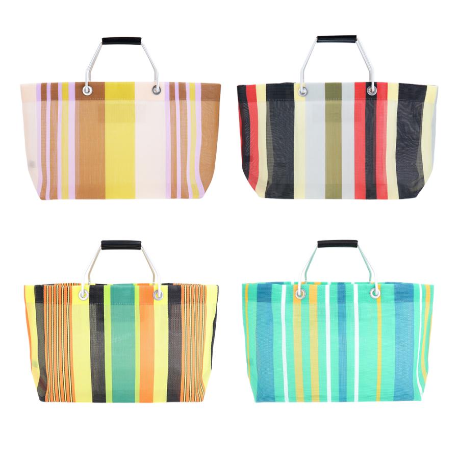 MARNI（マルニ） マルニフラワーカフェ トートバッグ ストライプバッグ