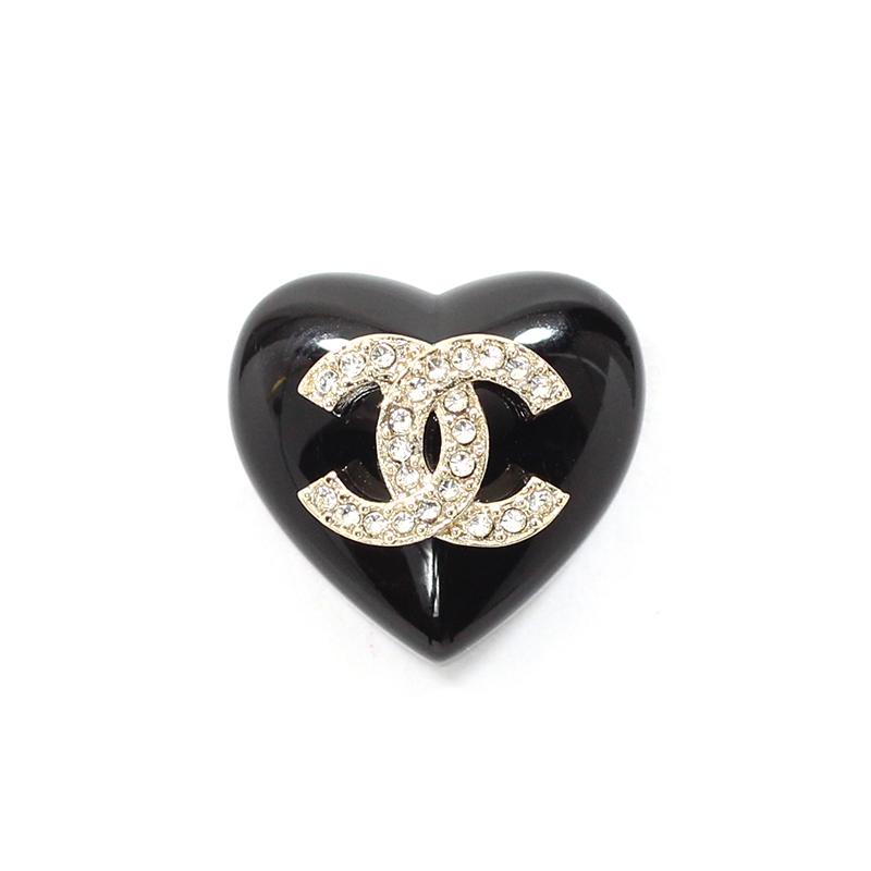 CHANEL（シャネル） ピアス CCマーク メタル レジン ストラス ライン