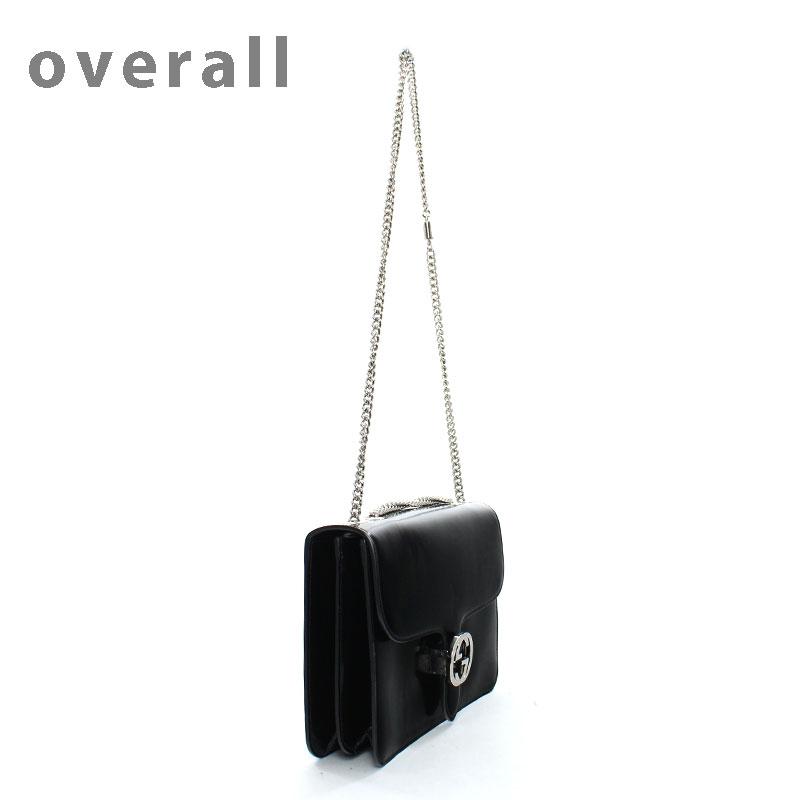 GUCCI（グッチ） ショルダーバッグ チェーンバッグ インターロッキング