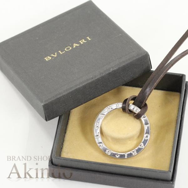 BVLGARI（ブルガリ） キーリング ネックレス 革紐付 ブルガリブルガリ