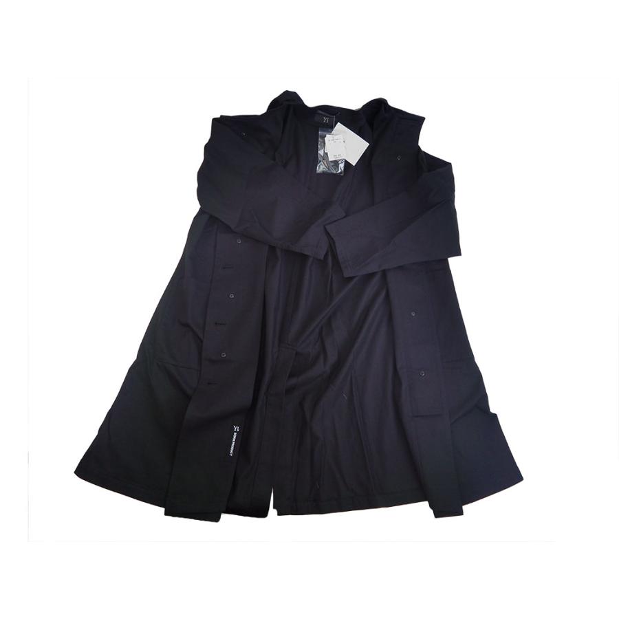 ワイズ ヨウジヤマモト コンポジションシーアタッチドレーベル コート