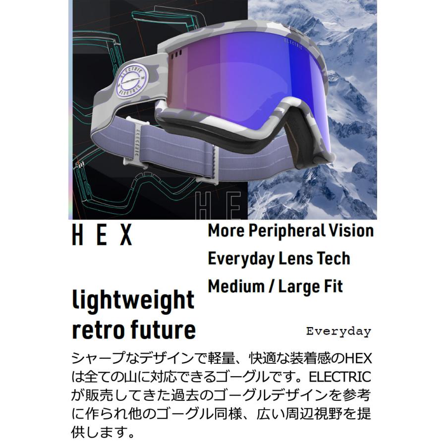 23-24 ELECTRIC/エレクトリック HEX ヘックス ゴーグル アジアン