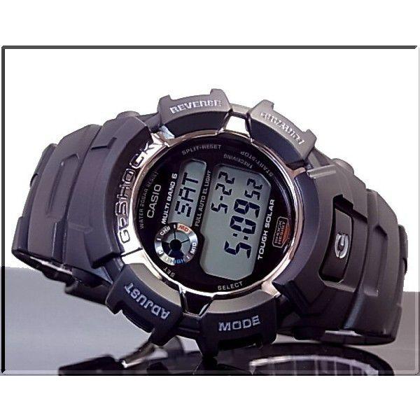 G-SHOCK CASIO カシオ Gショック ソーラー電波腕時計 ブラック ラバー