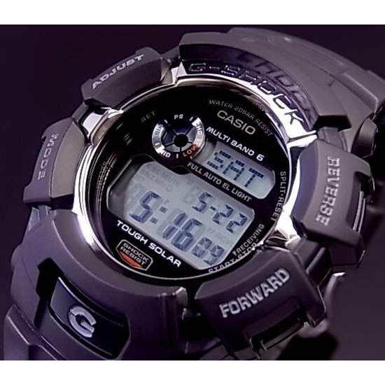 G-SHOCK CASIO カシオ Gショック ソーラー電波腕時計 ブラック ラバー