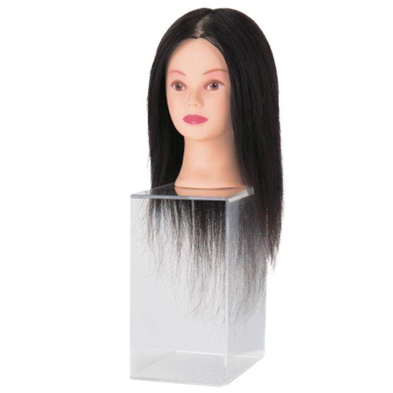 コスパ良し！ 美容師 人毛100% カットウィッグ マネキン CUTE001