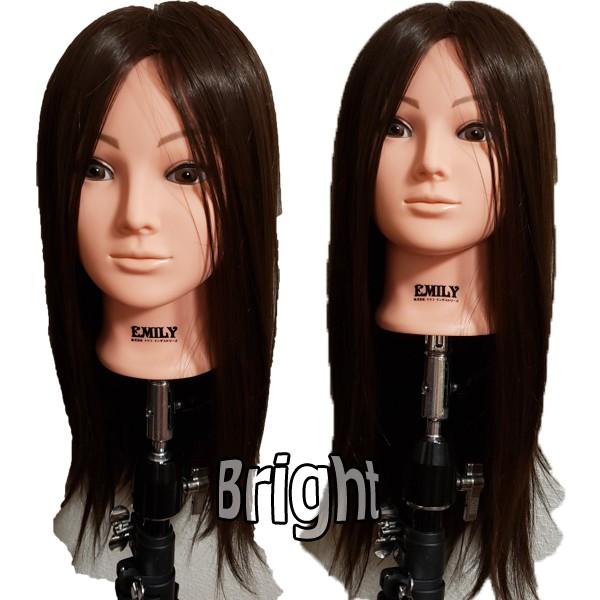 美容師 カットウィッグ マネキン ファイバー毛100％ エミリー 散髪
