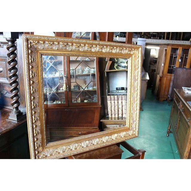 英国製 ヴィンテージ MERIDES パブミラー 鏡 アンティーク オシャレ