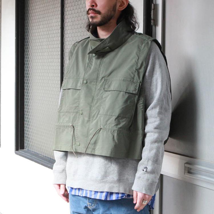 F/CE.（エフシーイー） ロングコート LAYERED M-65 FIELD COAT : BROWN
