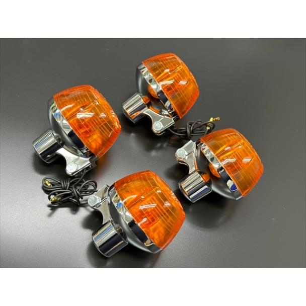 0372□CB400F/CB350F/CB750K0〜K6 純正レンズ付きオレンジウインカー