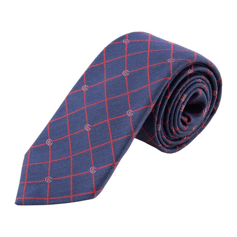 GUCCI（グッチ） 並行輸入 ネクタイ ダブルG＆チェック 721189 4E652