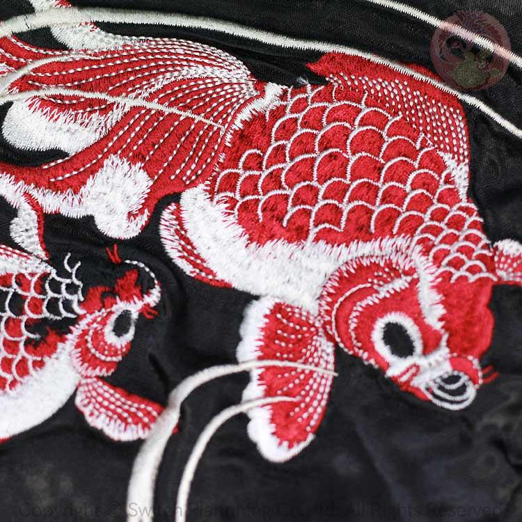 スカジャン 花旅楽団 はなたびがくだん スクリプト 桜と金魚 SKJ-004