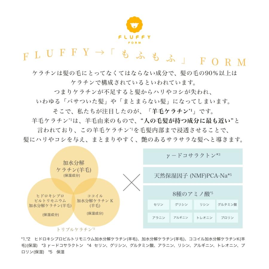 BS-COSME FLUFFY FORM ケラチン 配合 シャンプーモイスト