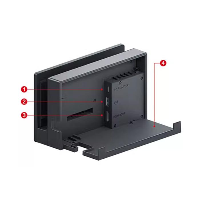 スイッチ本体ジャンク品、スイッチドックセット純正 スイッチ本体