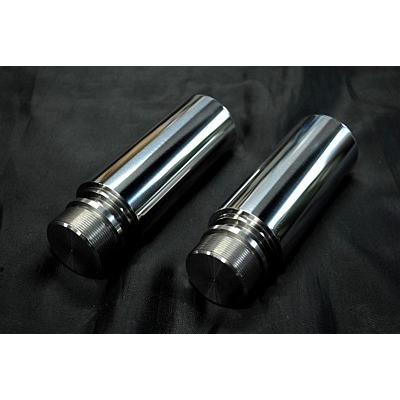 XS650用ステンレス製フォークジョイント 80mmロング（エアバルブ有り用