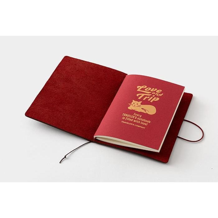限定品 TRAVELER'S notebook LOVE AND TRIP RED」トラベラーズノート