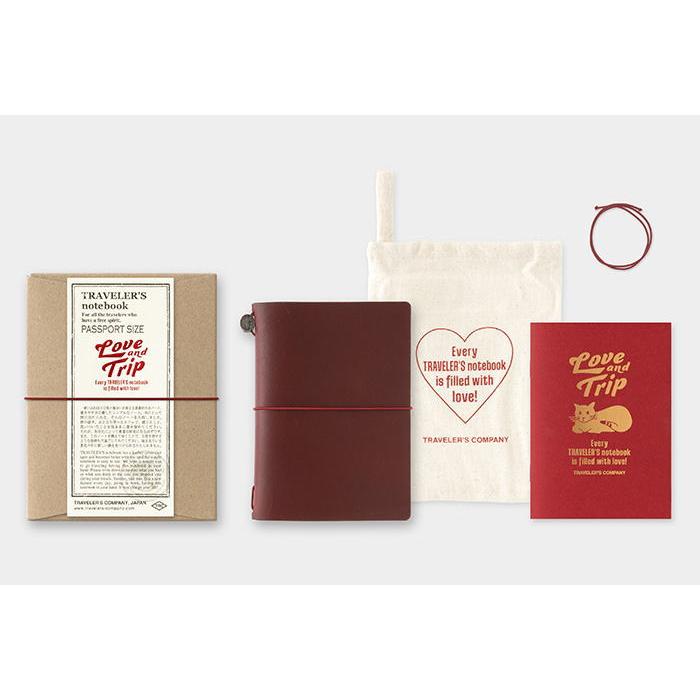 限定品 TRAVELER'S notebook LOVE AND TRIP RED」トラベラーズノート