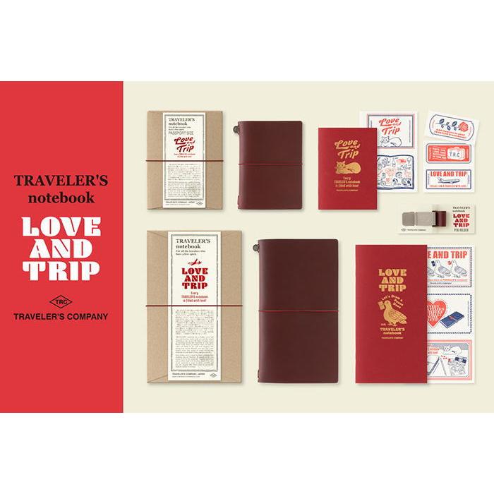 限定品 TRAVELER'S notebook LOVE AND TRIP RED」トラベラーズノート
