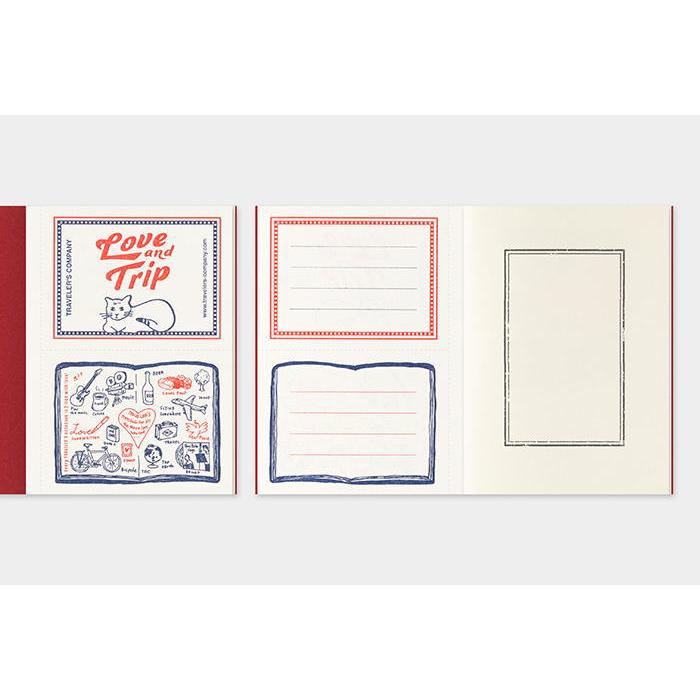 限定品 TRAVELER'S notebook LOVE AND TRIP RED」トラベラーズノート