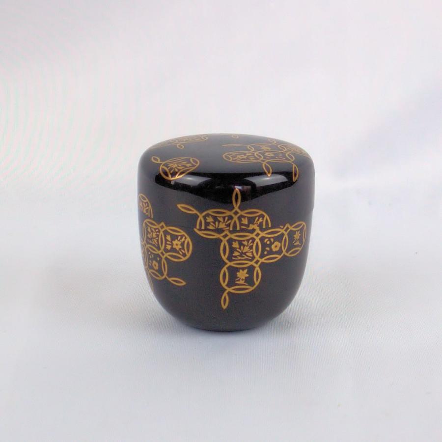 茶道具 棗 「四季七宝 大棗」蒔絵師 一瓢斉作 裏千家15世家元鵬雲斎