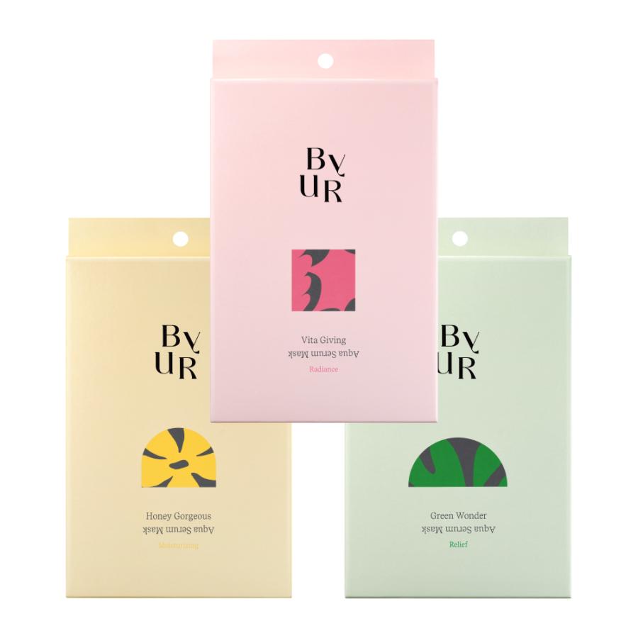 ByUR（バイユア） パック フェイスパック シートマスク アクアセラム