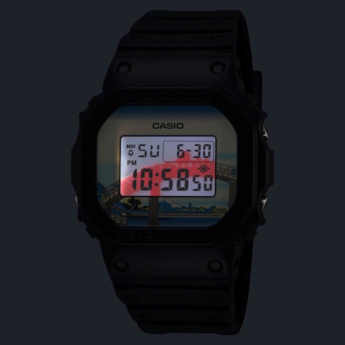 G-SHOCK DW-5600KHFM25-1JR DIGITAL 5600 SERIES 葛飾北斎 富嶽三十六